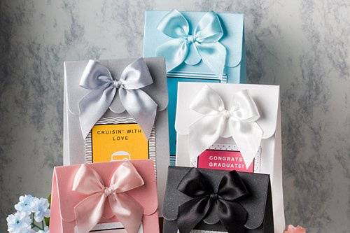 Personalized “Delivered with Love” Favor Boxes