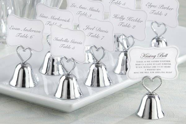 Kissing Bell Place Card / Photo Holder (Set of 24)