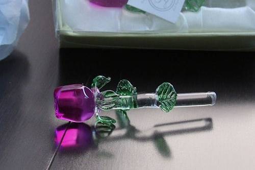 24% Genuine Lead Crystal Purple Rose http://www.littlethingsfavors.com/24gelecrpuro.html
