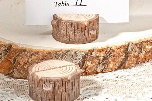 Rustic Tree Place Card Holder Wedding Favors