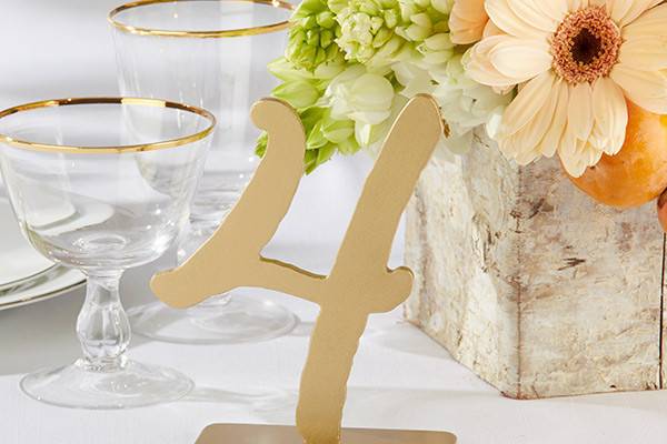 Gold Glam Table Numbers