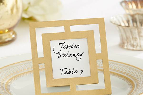 Classic Gold Place Card Frame