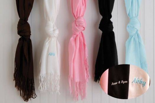 Personalized Pashmina Scarves