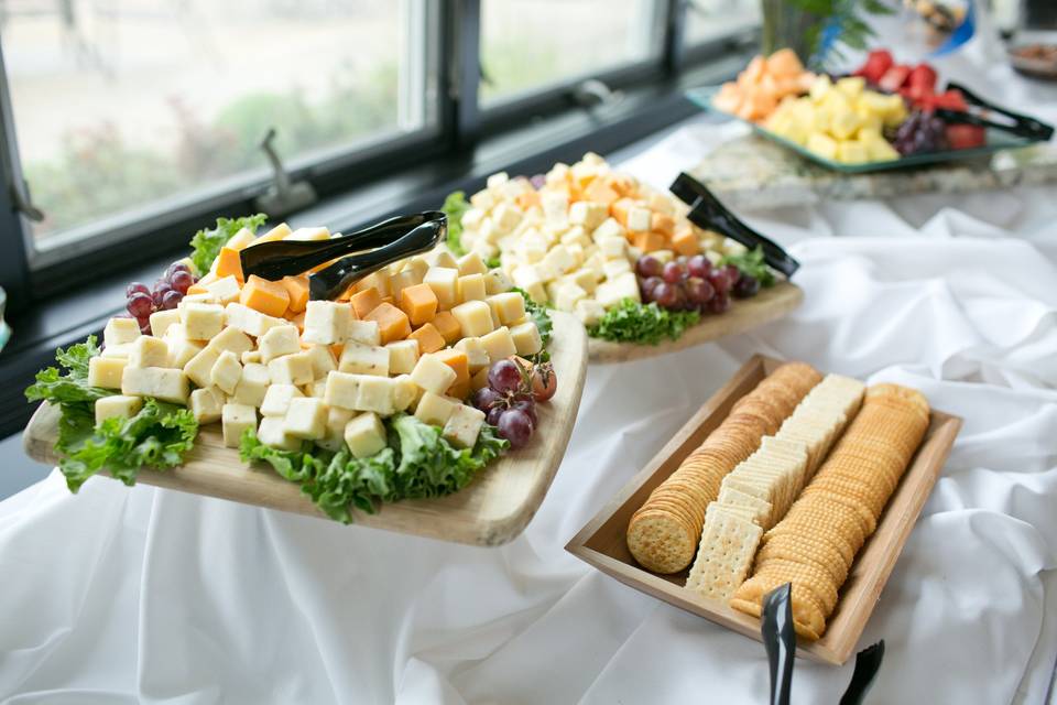 Cheese and Cracker Display