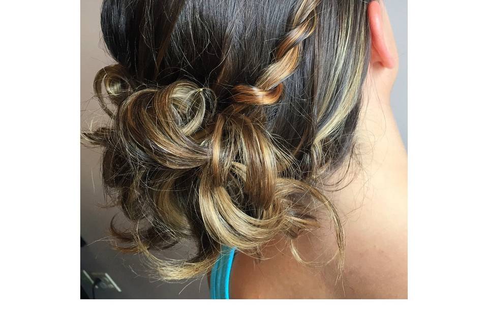 Braided updo