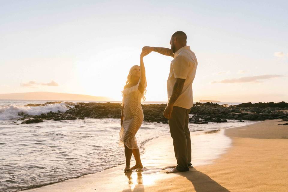 Engagement photo Maui