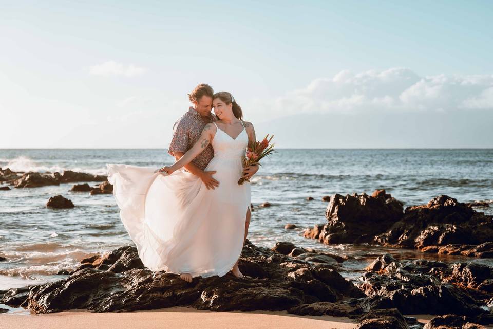 Elopement photo Maui