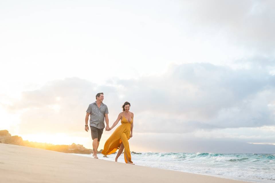Wedding anniversary photo Maui