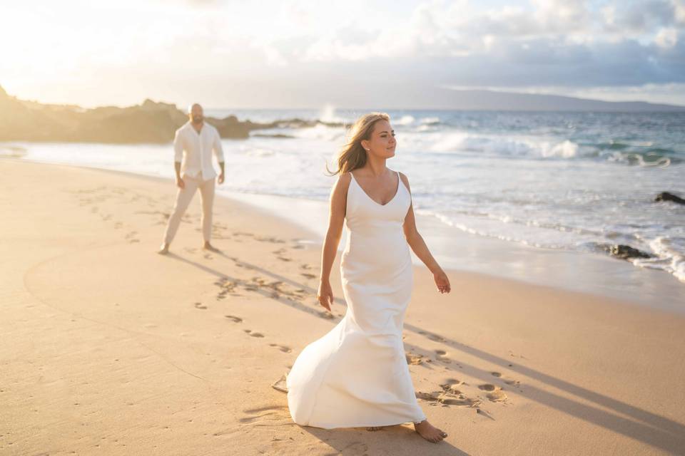 Wedding anniversary photo Maui