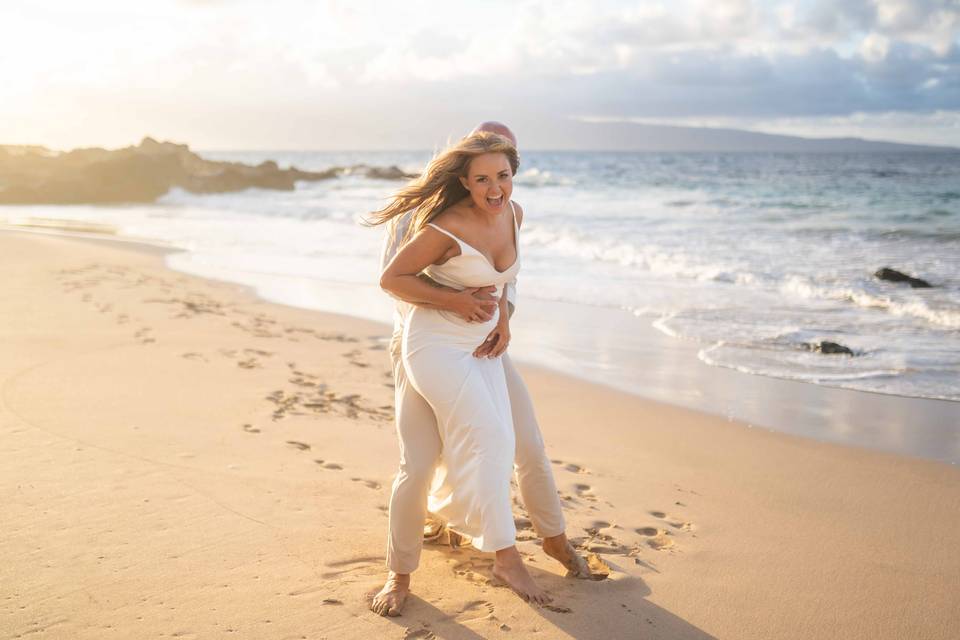 Wedding anniversary photo Maui