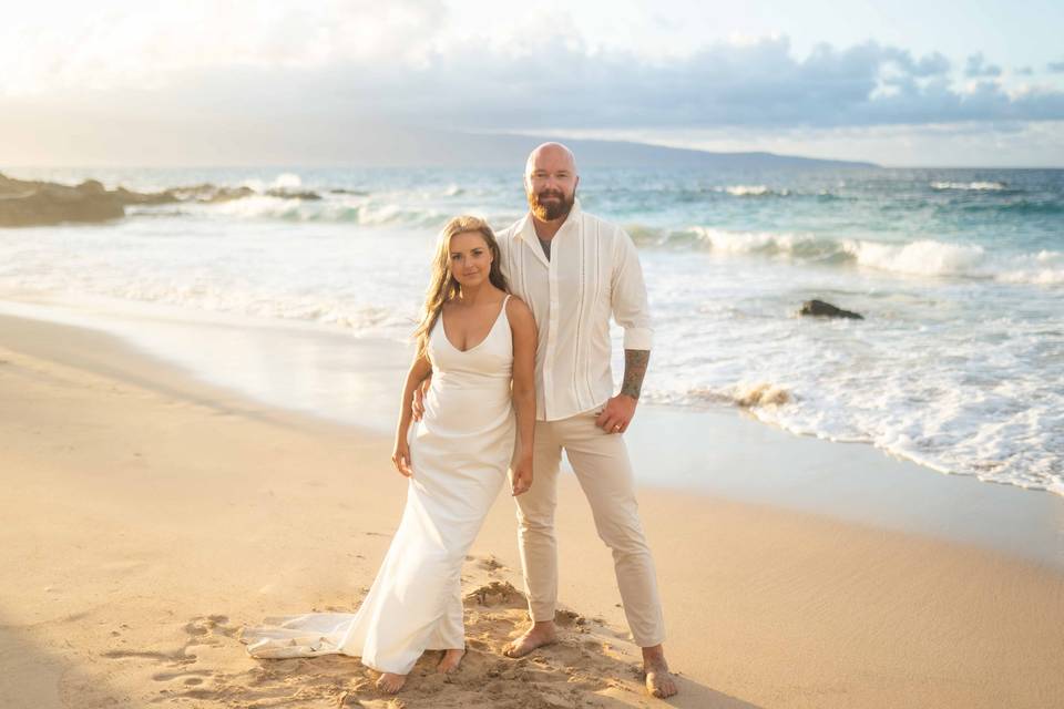 Wedding anniversary photo Maui