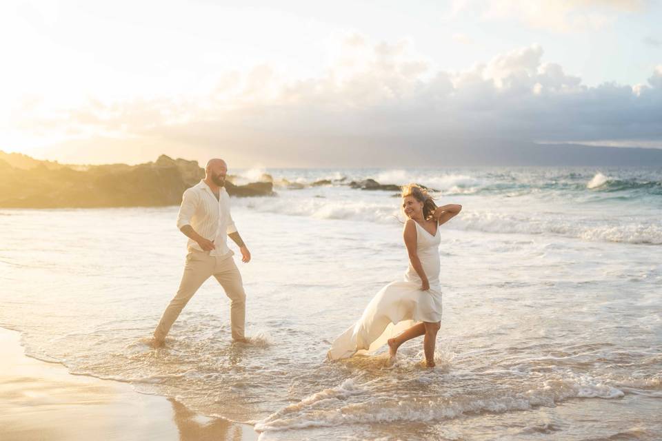 Wedding anniversary photo Maui