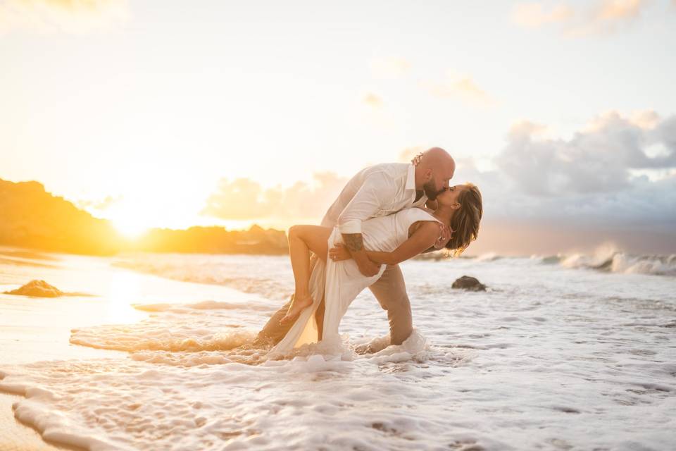 Wedding anniversary photo Maui