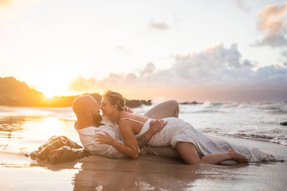 Wedding anniversary photo Maui