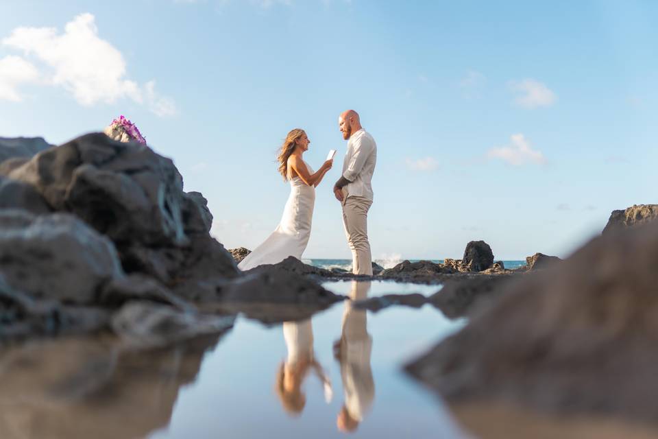 Wedding anniversary photo Maui
