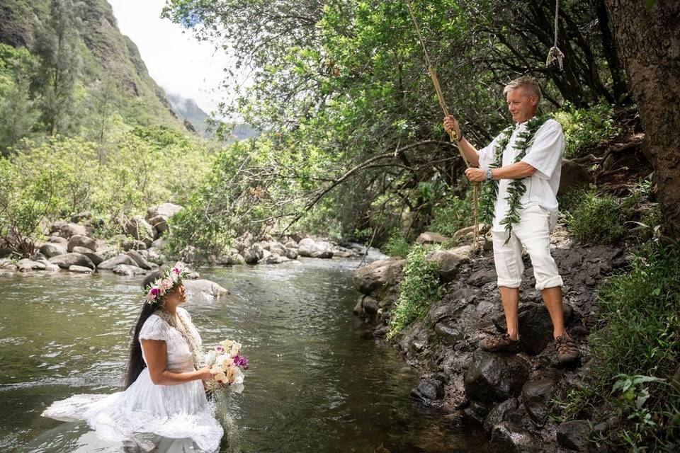 Wedding photo Maui