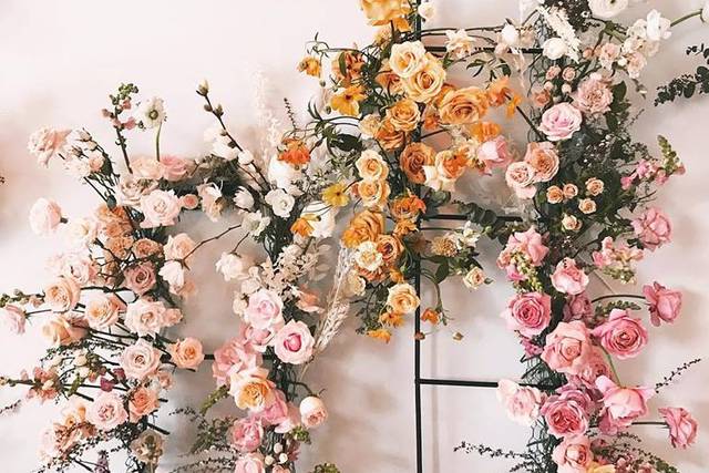 Ceremony floral installation