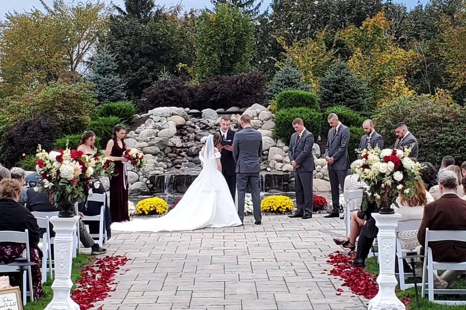 Fall wedding