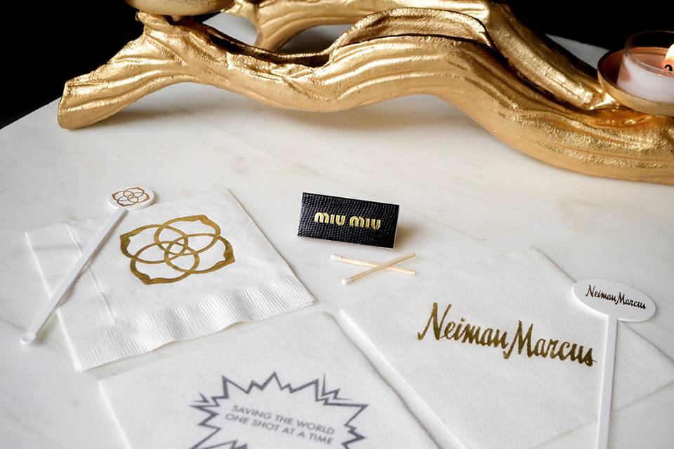 Napkins with Corporate Logos