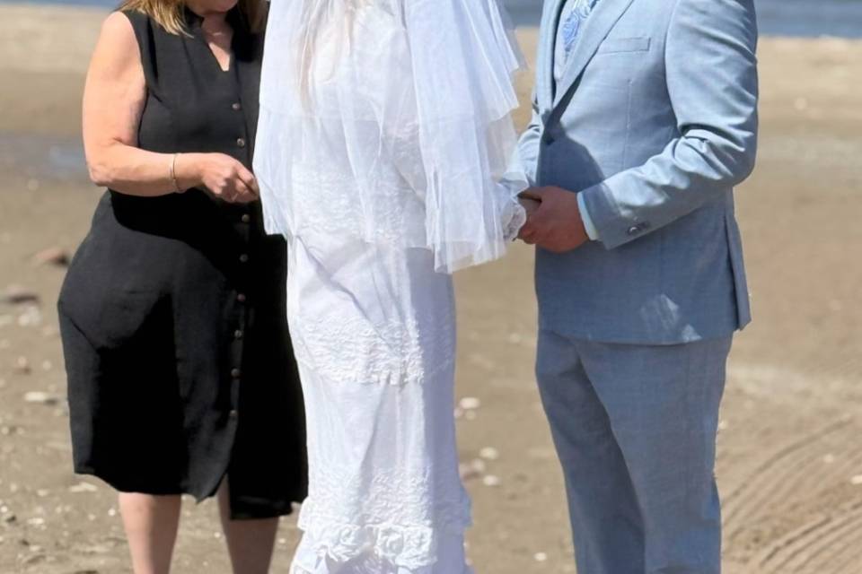 May beach wedding