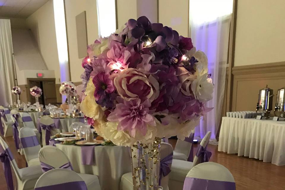 Flower centerpiece