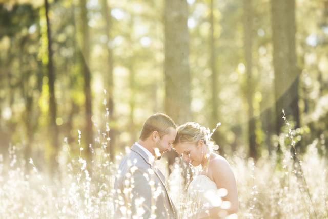 Intimate moment during the first look, photojournalistic and completely real