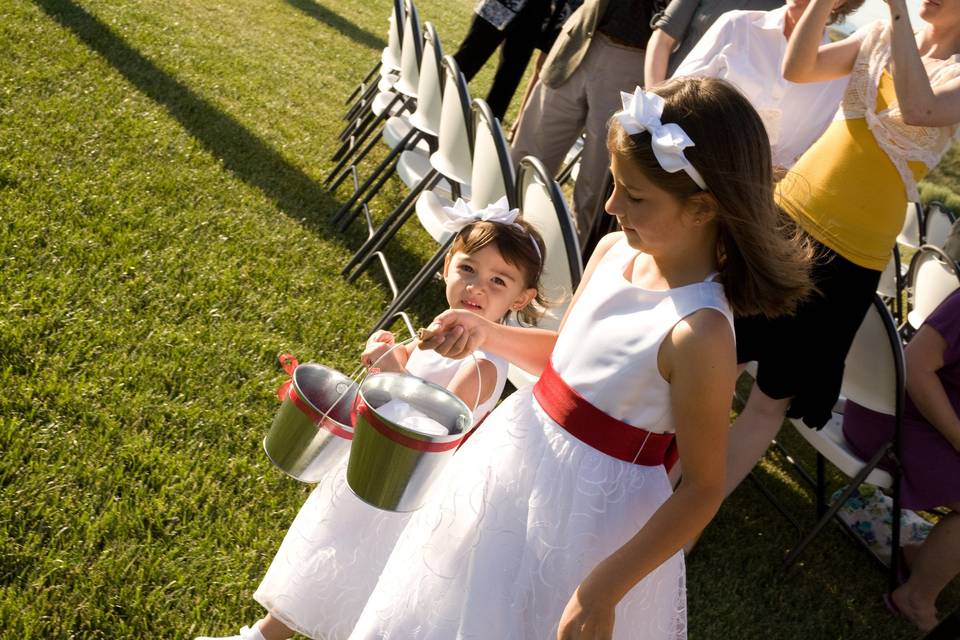 Kids at the wedding