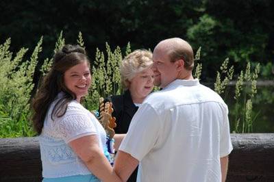 Gina and Neil at Pilcher Park in Joliet