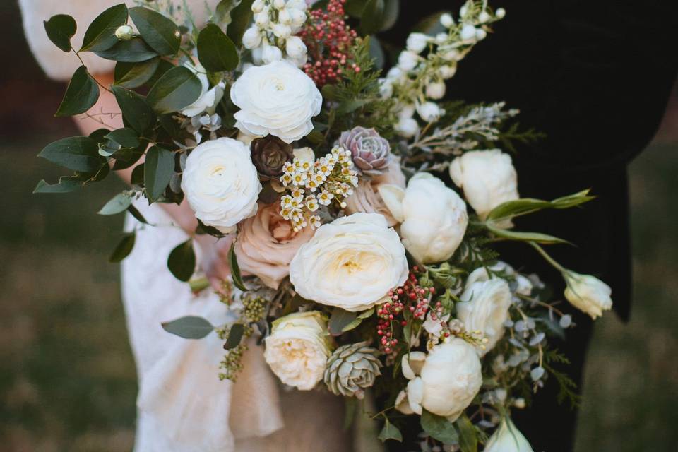 Christina Logan Design, bridal bouquet