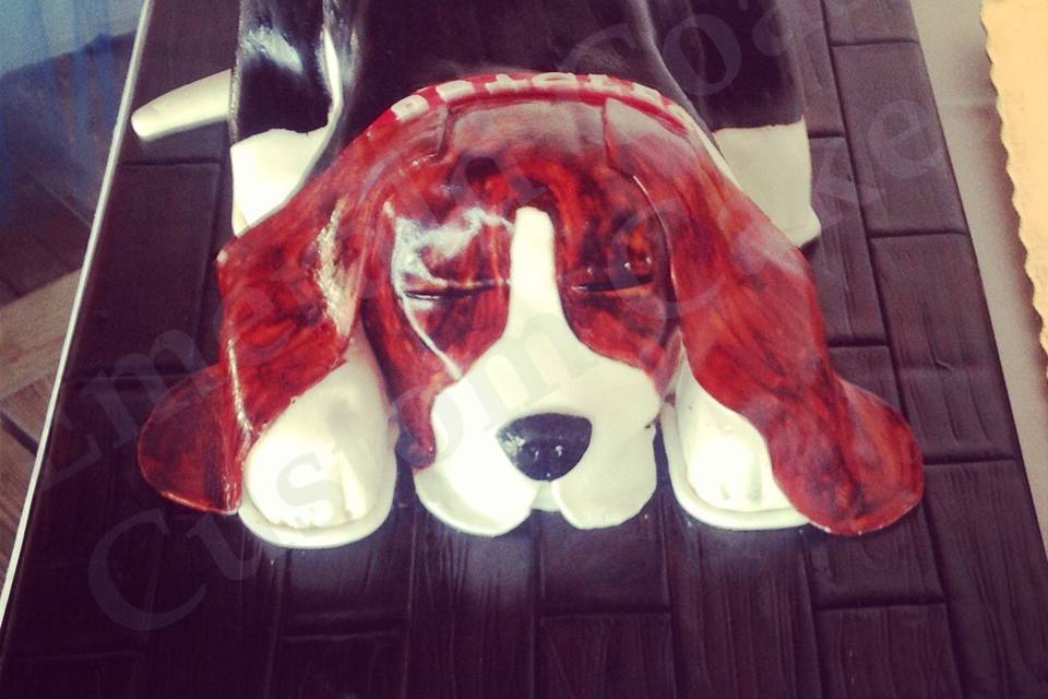 Dog cake