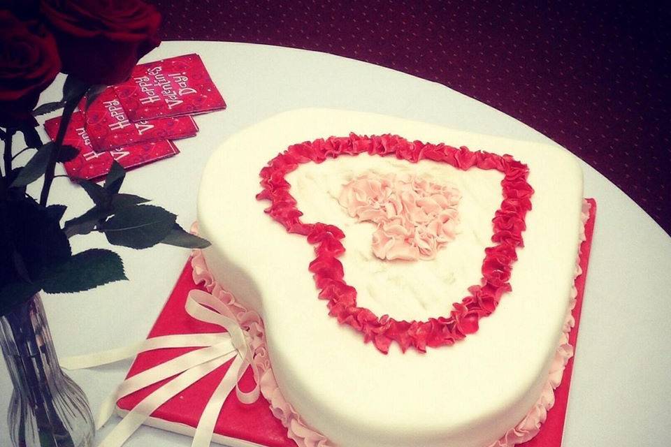 Heart shaped cake