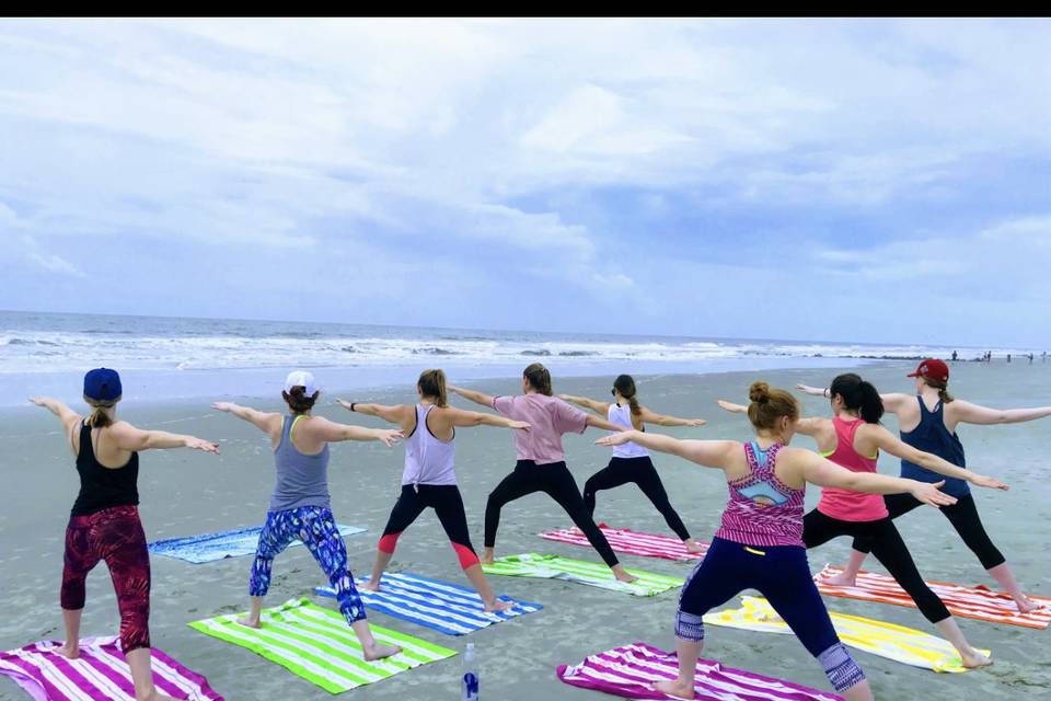 Bridal Beach Yoga