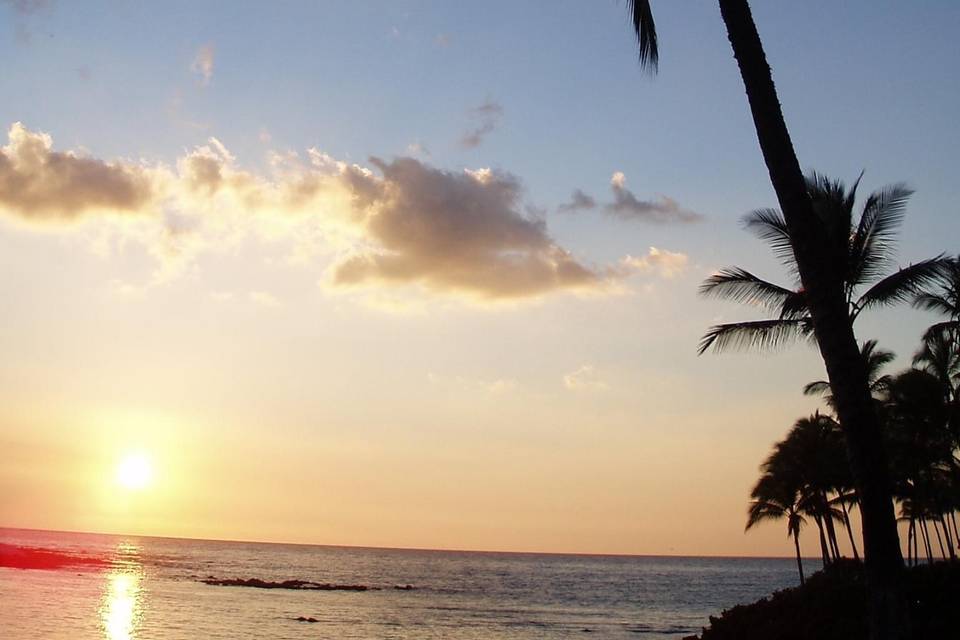 Sunset in Hawaii