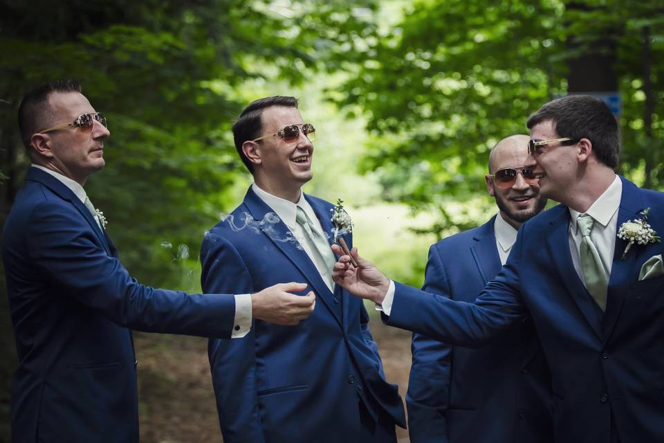 Groomsmen Candids