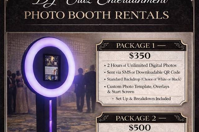 PHOTO BOOTH PACKAGES