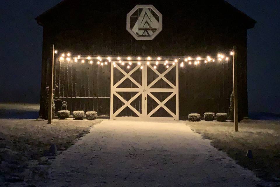 Venue in snow