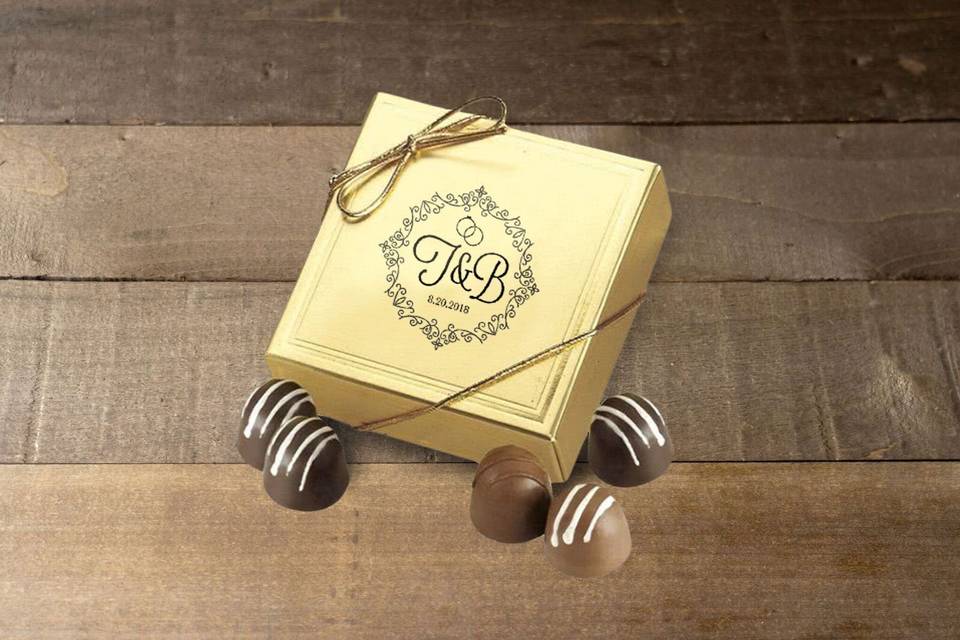 Personalized chocolate boxes