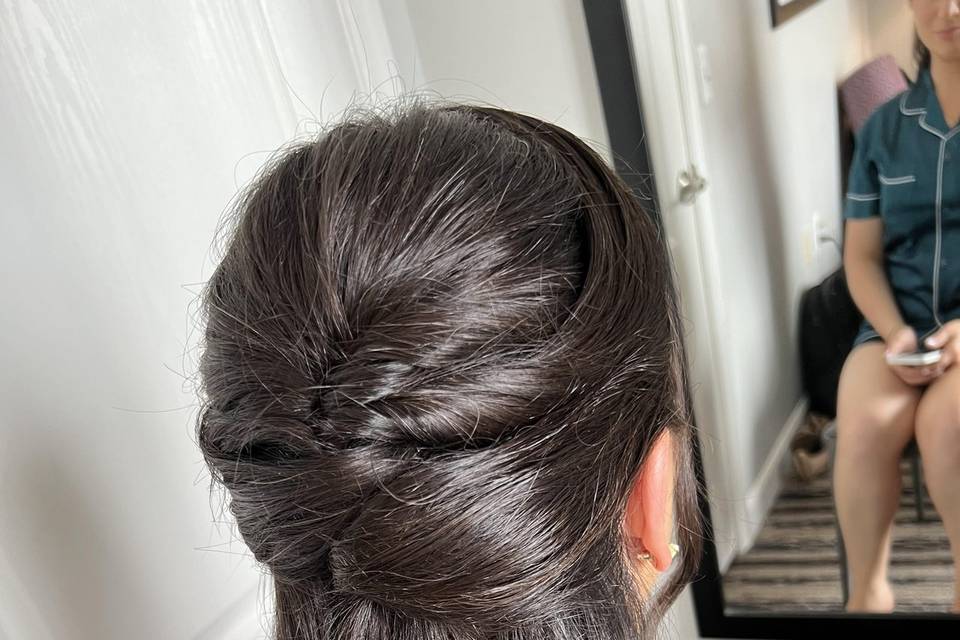 Bridesmaid hair