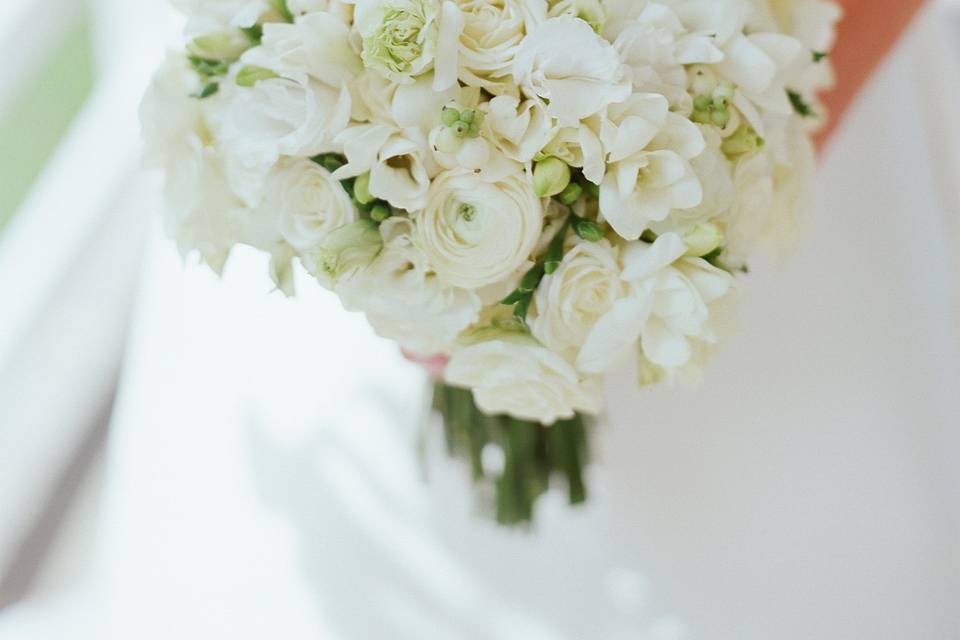 Round bouquet | Liz Banfield Photography