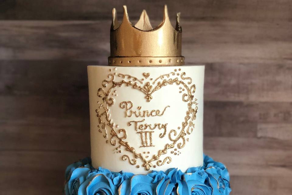 Prince themed cake