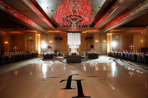 Wedding ballroom area