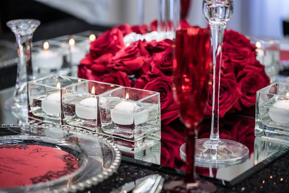 Wedding tablescape