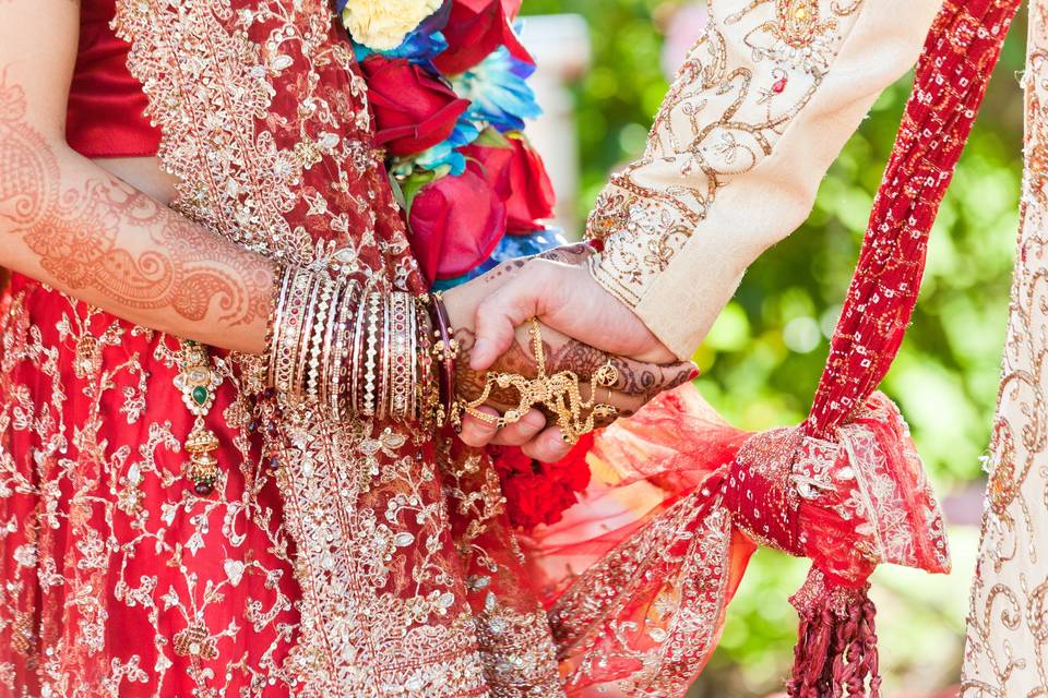 Traditional South Asian wedding