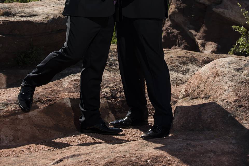 Wedding in Red Rocks, Colorado