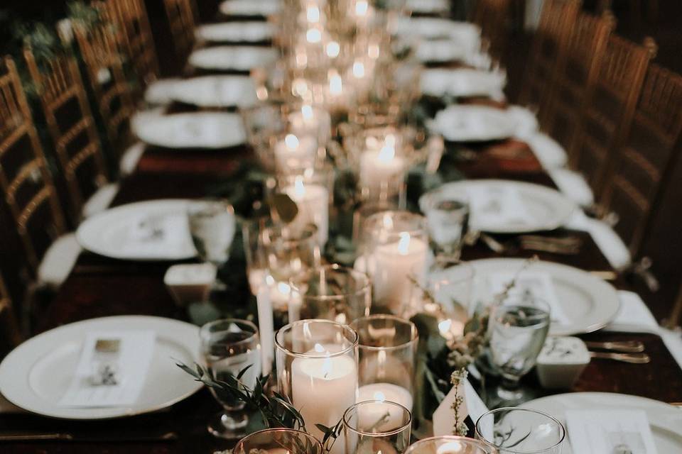 Romantic tablescape