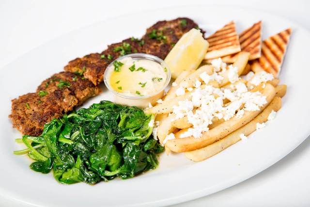 Beef koobideh entree