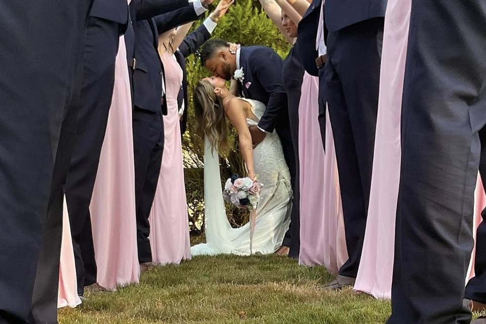 Kiss under the Arch
