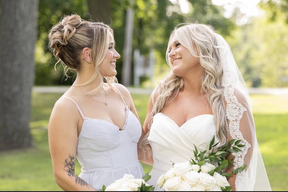 Bride and Maid Of Honor