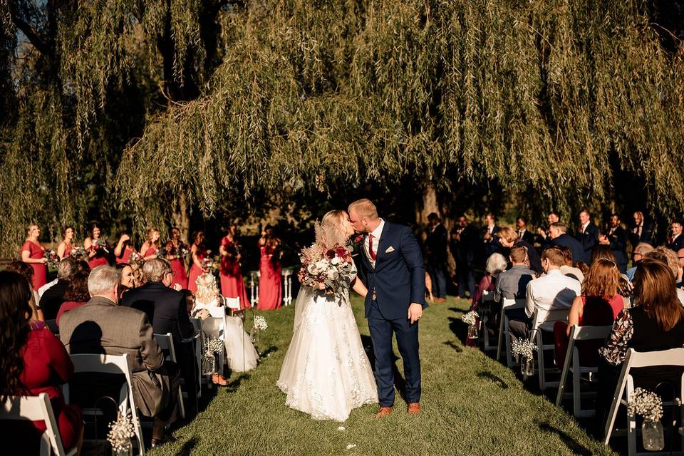 Ceremony under the willows