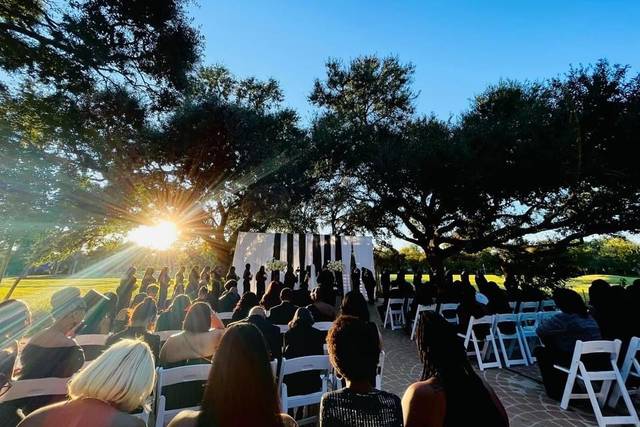 Arbor Patio Wedding